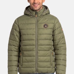 Canadian Peak Men Quilted Puffer Jacket, Olive